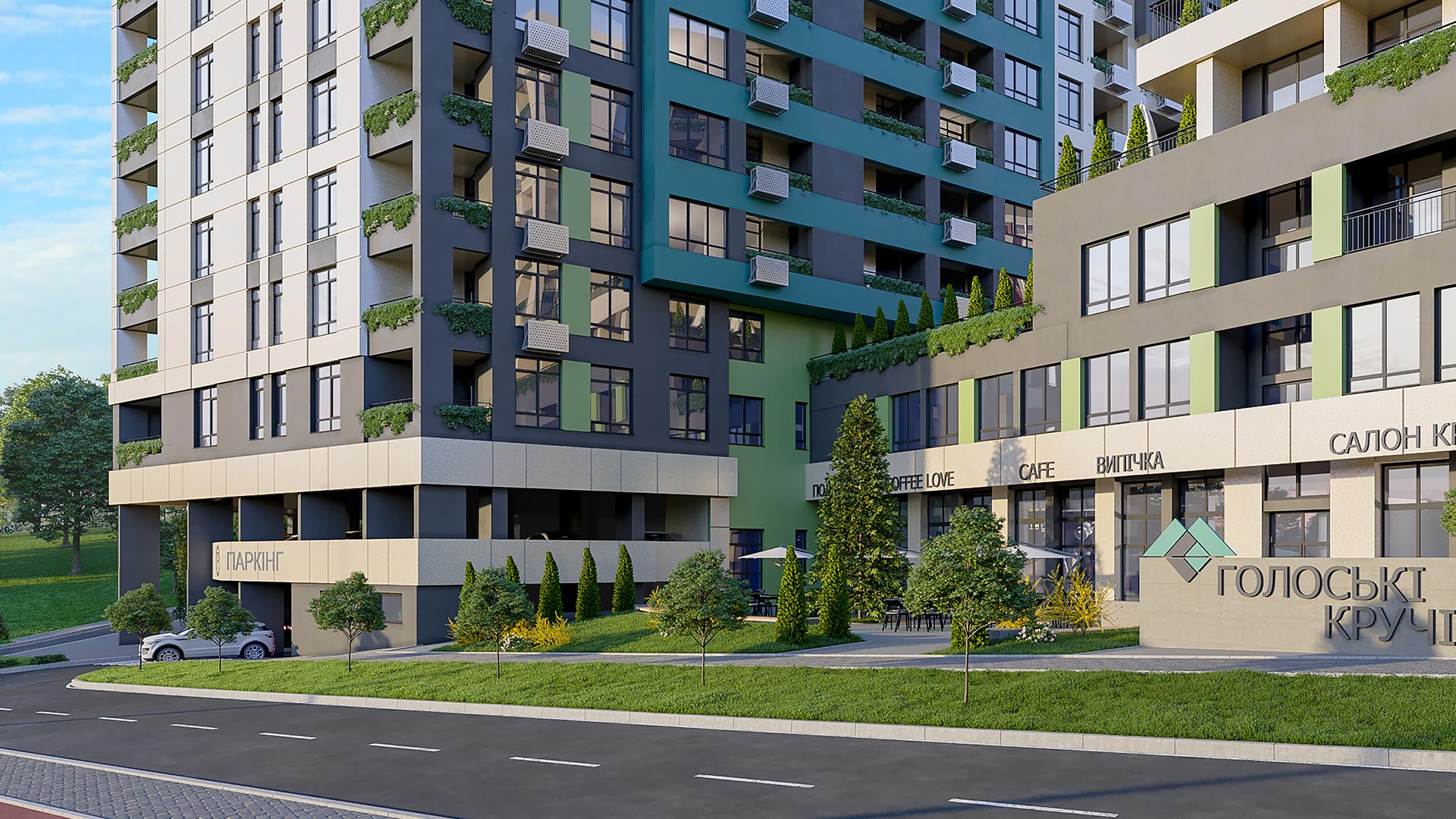Новостройка Львов, Жилой комплекс Голоські Кручі